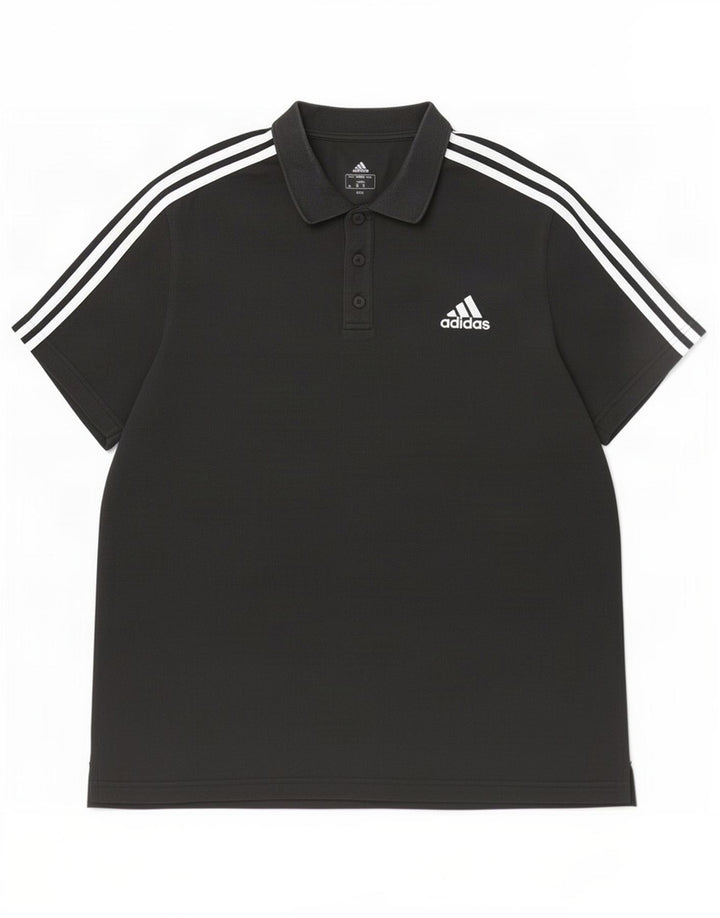 Adidas Polo Shirt til mænd Stor sort bomuld