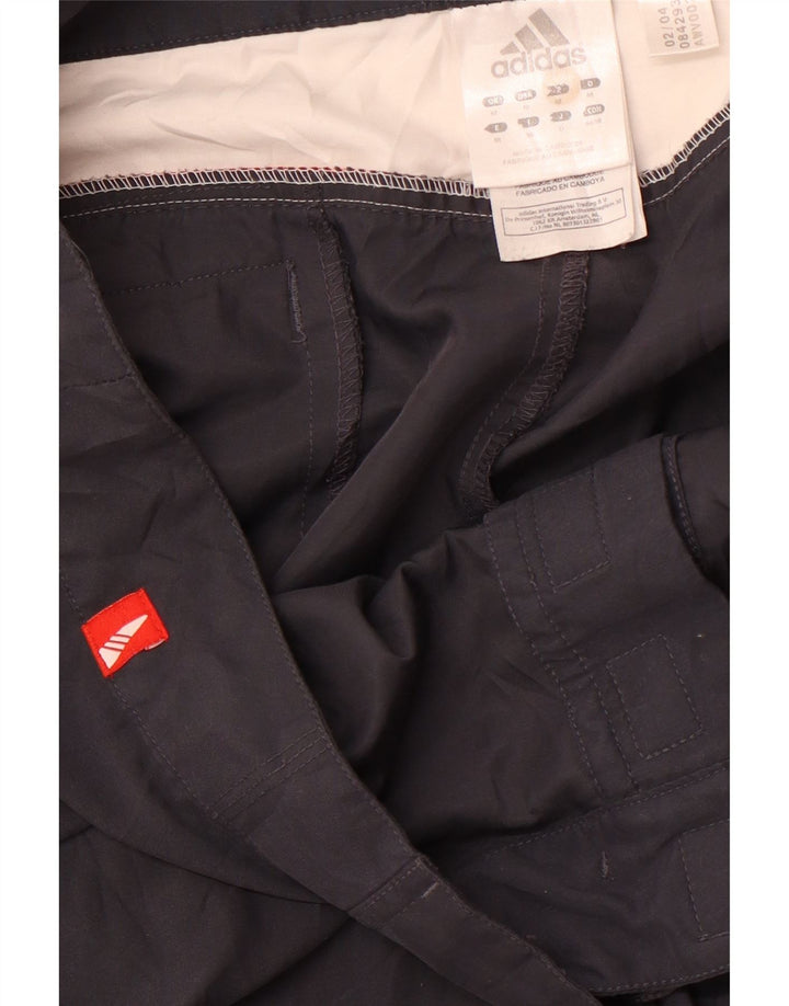 ADIDAS Badeshorts til mænd mellemgrå Colourblock Polyester