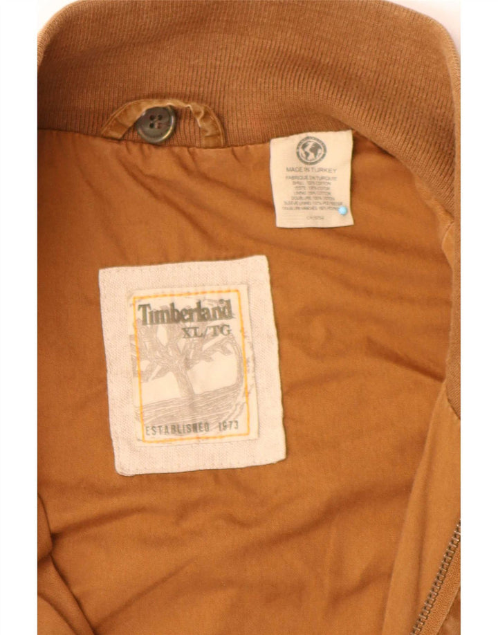 Timberland Herre Regular Fit Utility Jacket UK 42 XL Brown Colourblock Army