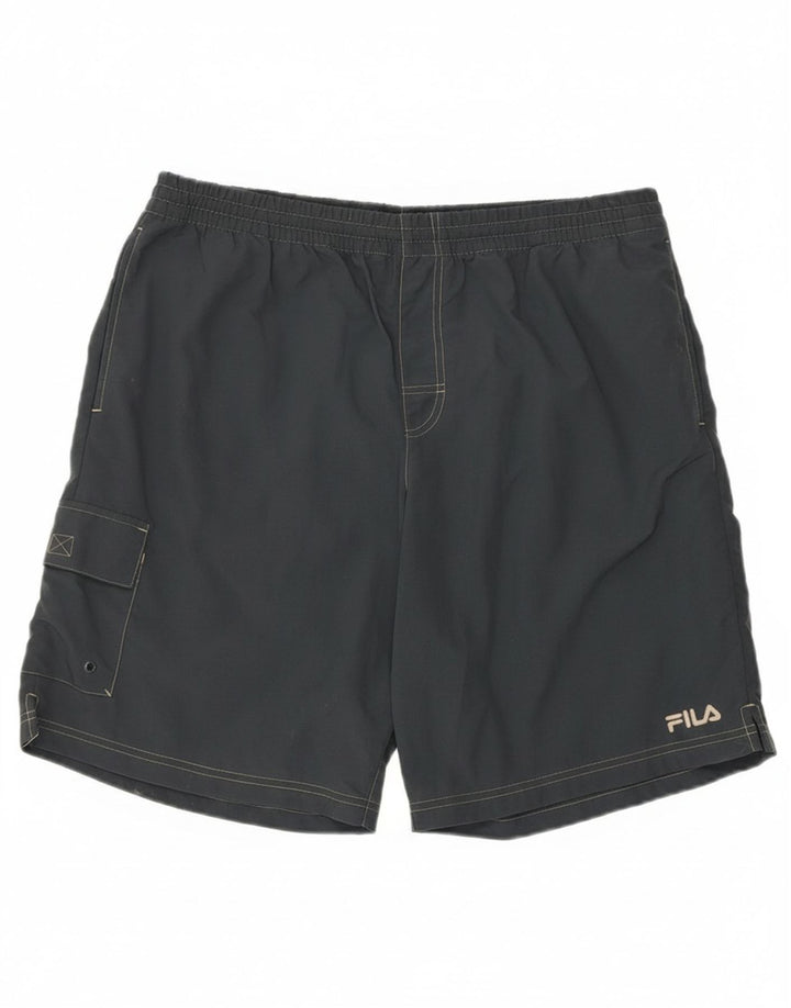 Fila Herre Sportshorts XL Grå Polyamid