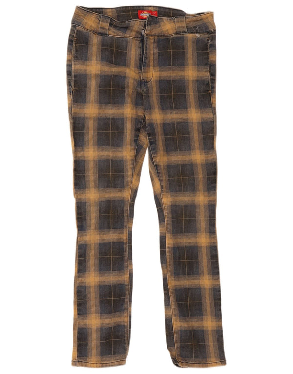 Dickies Herre Slim Chino Bukser US 5 Medium W27 L27 Blå ternet bomuld
