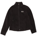 L.L.BEAN Fleecejakke til kvinder UK 16 Stor sort polyester