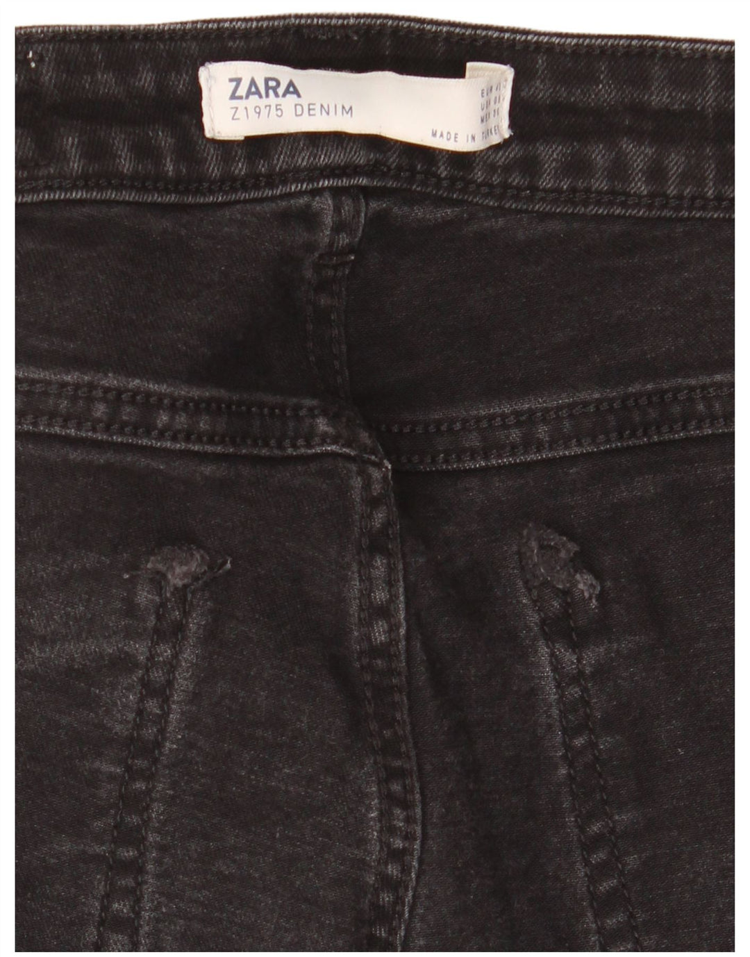 Zara Womens Tapered Jeans EU 40 Medium W30 L28 Sort