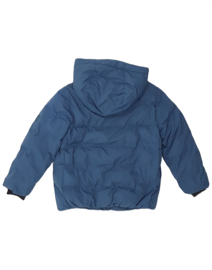 Zara drenge hættejakke 8-9 år blå polyester