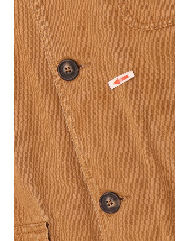 Marlboro Classics Herre Windbreaker Jacket UK 42 XL Brun Bomuld