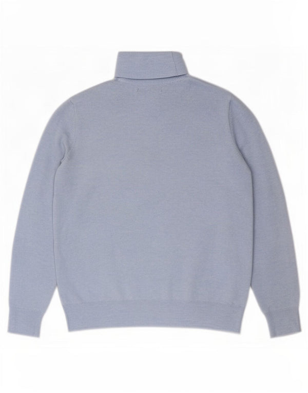 Marks & Spencer Dame Oversized rullehals sweater UK 6 XS Blå