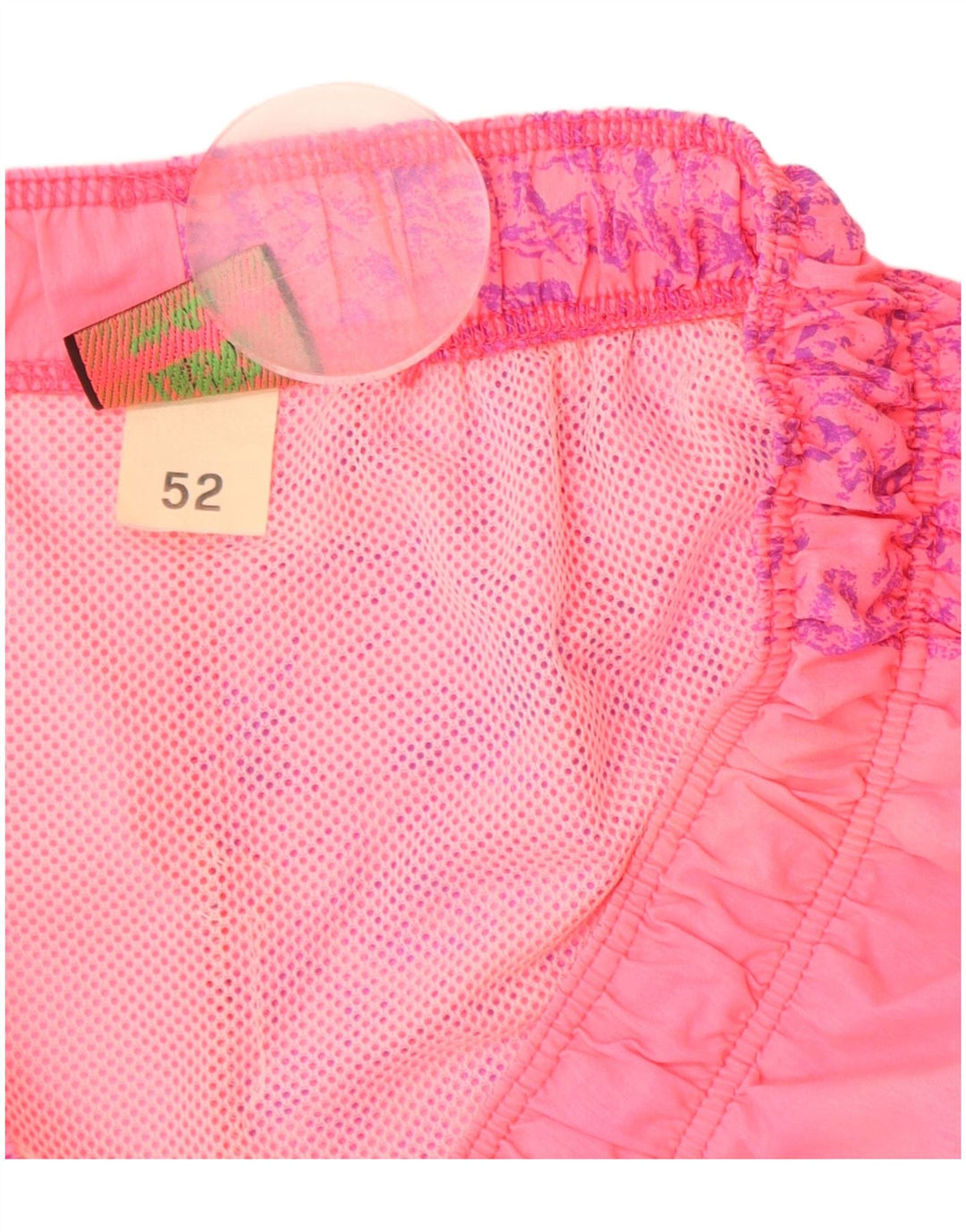 SANTOSTEFANO Grafiske svømmeshorts til mænd IT 52 Large Pink Colourblock