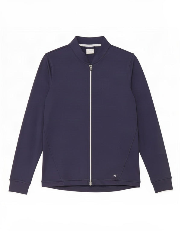 Puma træningsdragt topjakke til kvinder UK 12 Medium Navy Blue