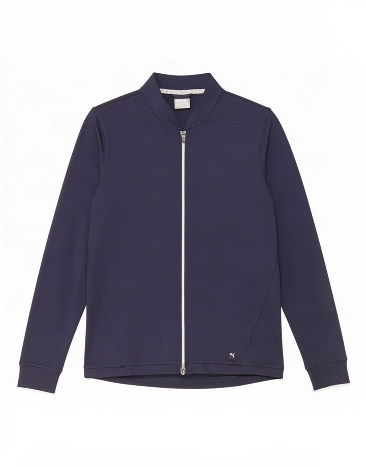 Puma træningsdragt topjakke til kvinder UK 12 Medium Navy Blue