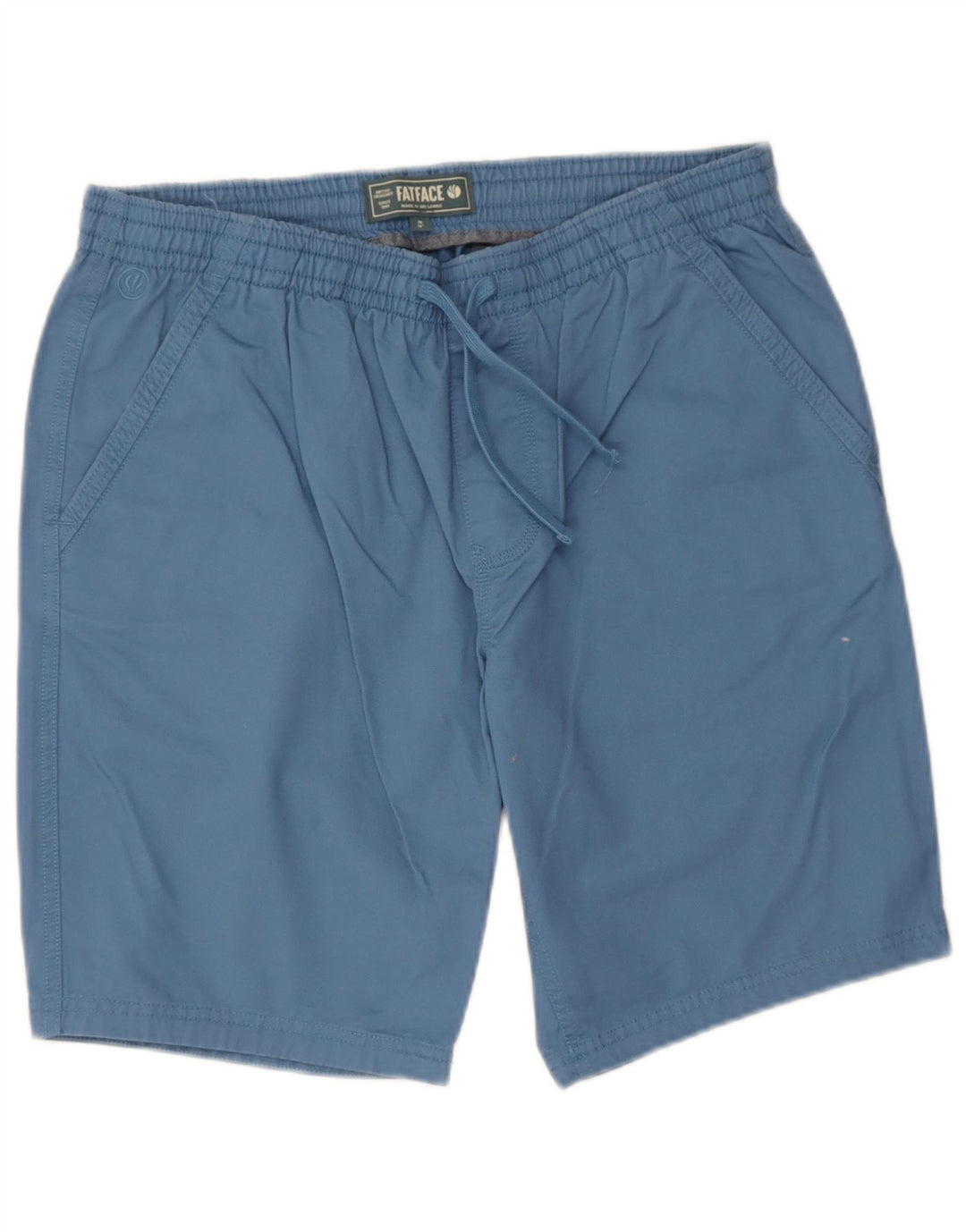 Fat Face Herre Chino Shorts W36 Stor Blå Bomuld