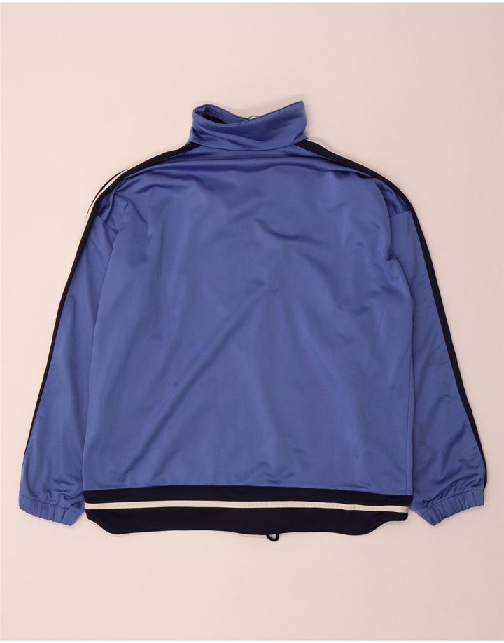 DIADORA træningsdragt topjakke til kvinder UK 12 Medium Blue Colourblock