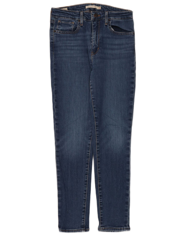 Levi's Womens 721 Crop High Rise Skinny Jeans W29 L26 Blå