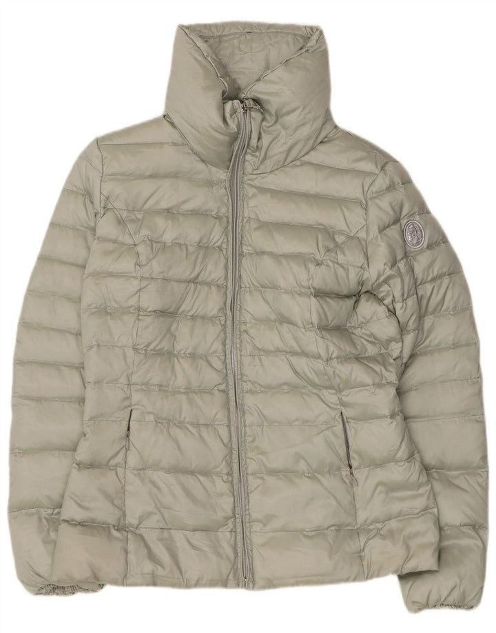 Conte of Florence Polstret jakke til kvinder IT 44 Medium Green Polyester