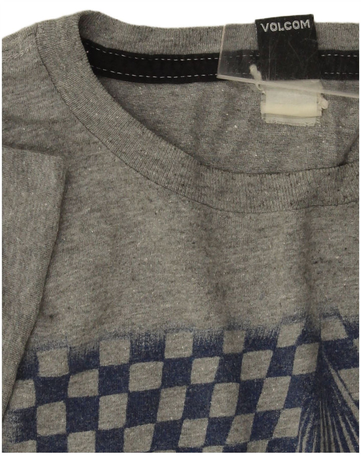 Volcom Herre Grafisk T-Shirt Top Stor Grå