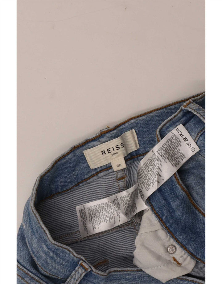 Reiss Slim Jeans til mænd W32 L32 blå bomuld