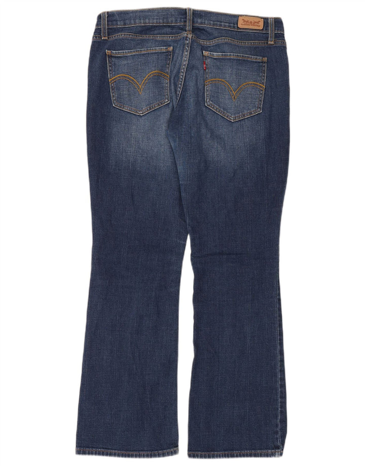 Levi's Dame 524 Too Superlow Bootcut Jeans W31 L30 Blå Bomuld