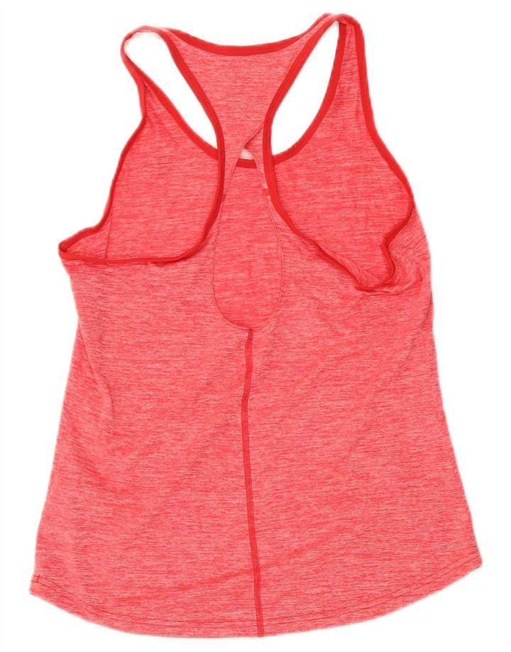 Adidas Dame Climalite Vest Top UK 12/14 Medium Pink Flecked Polyester