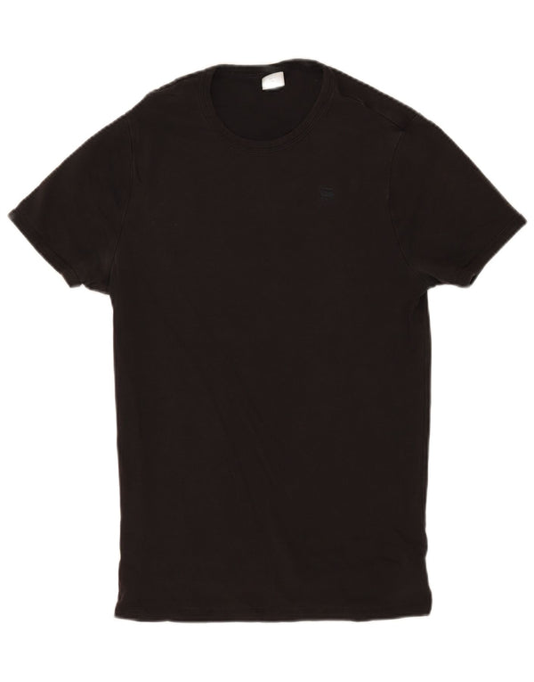 G-Star Herre T-Shirt Top Medium Sort Bomuld