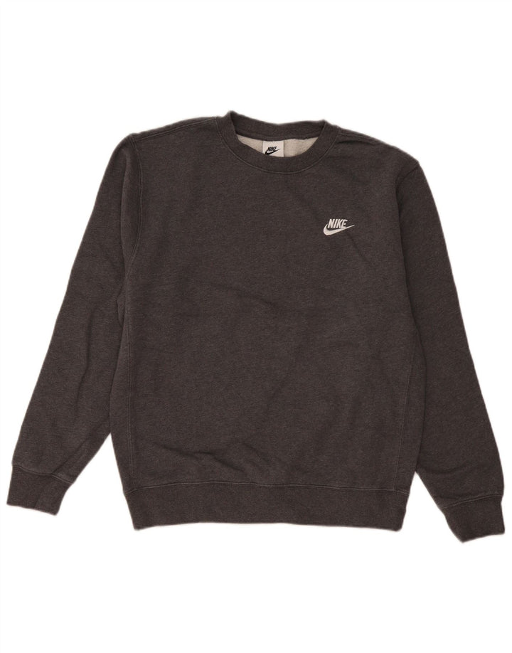 Nike Sweatshirt til mænd, lille grå bomuld