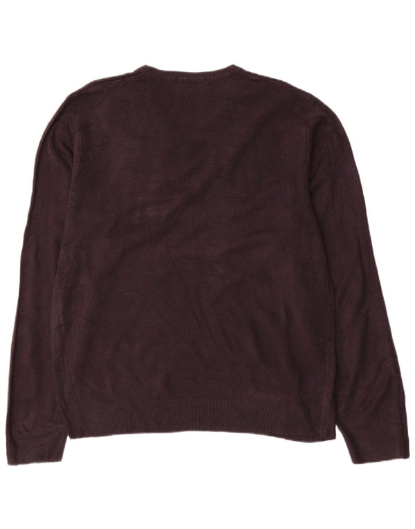 Marks & Spencer Herre Blue Harbor V-hals sweater Large Navy Blue