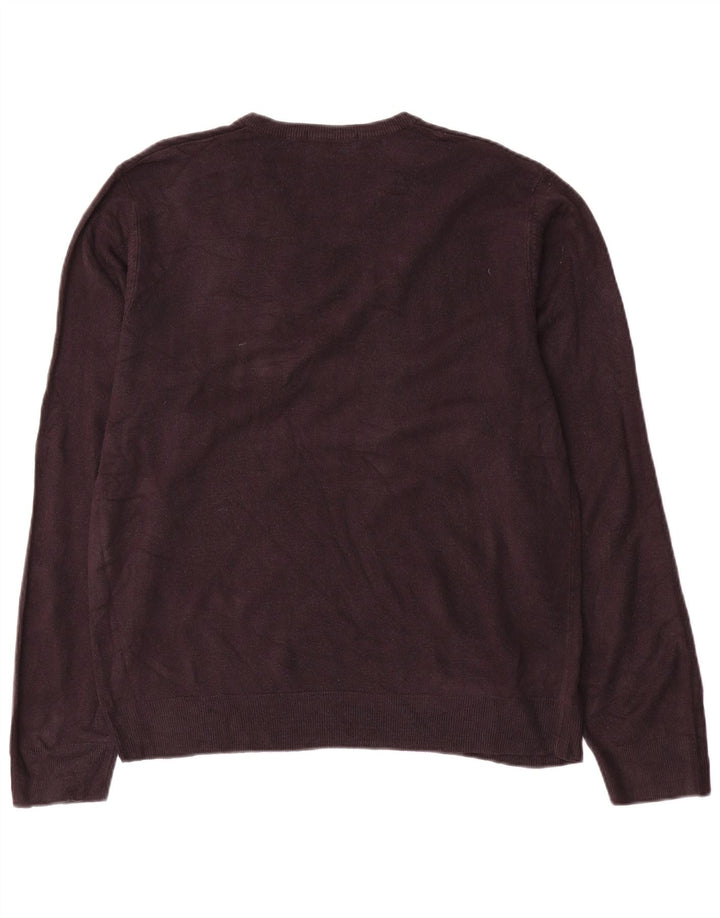 Marks & Spencer Herre Blue Harbor V-hals sweater Large Navy Blue
