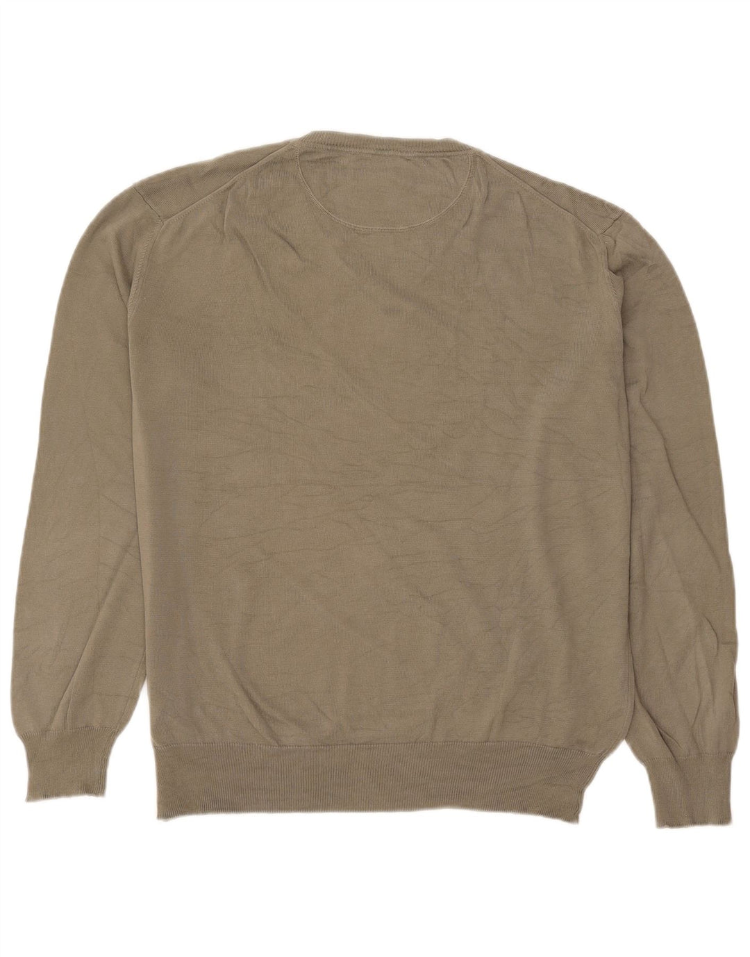 Marlboro Classics Herre V-hals sweater XL Khaki Bomuld