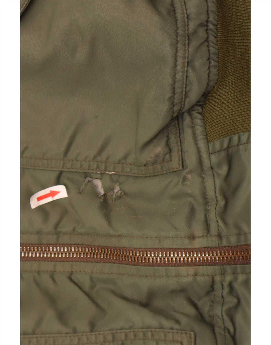 Carrera Herre Bomber Jacket UK 40 Large Khaki Colourblock Polyamid