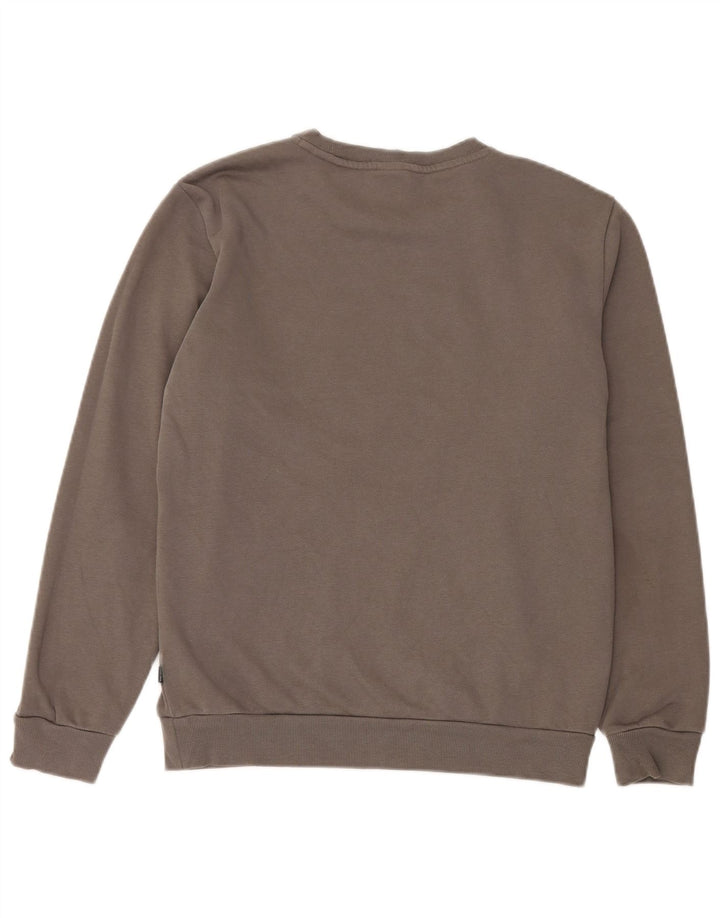 Puma Sweatshirt til mænd, lille grå bomuld