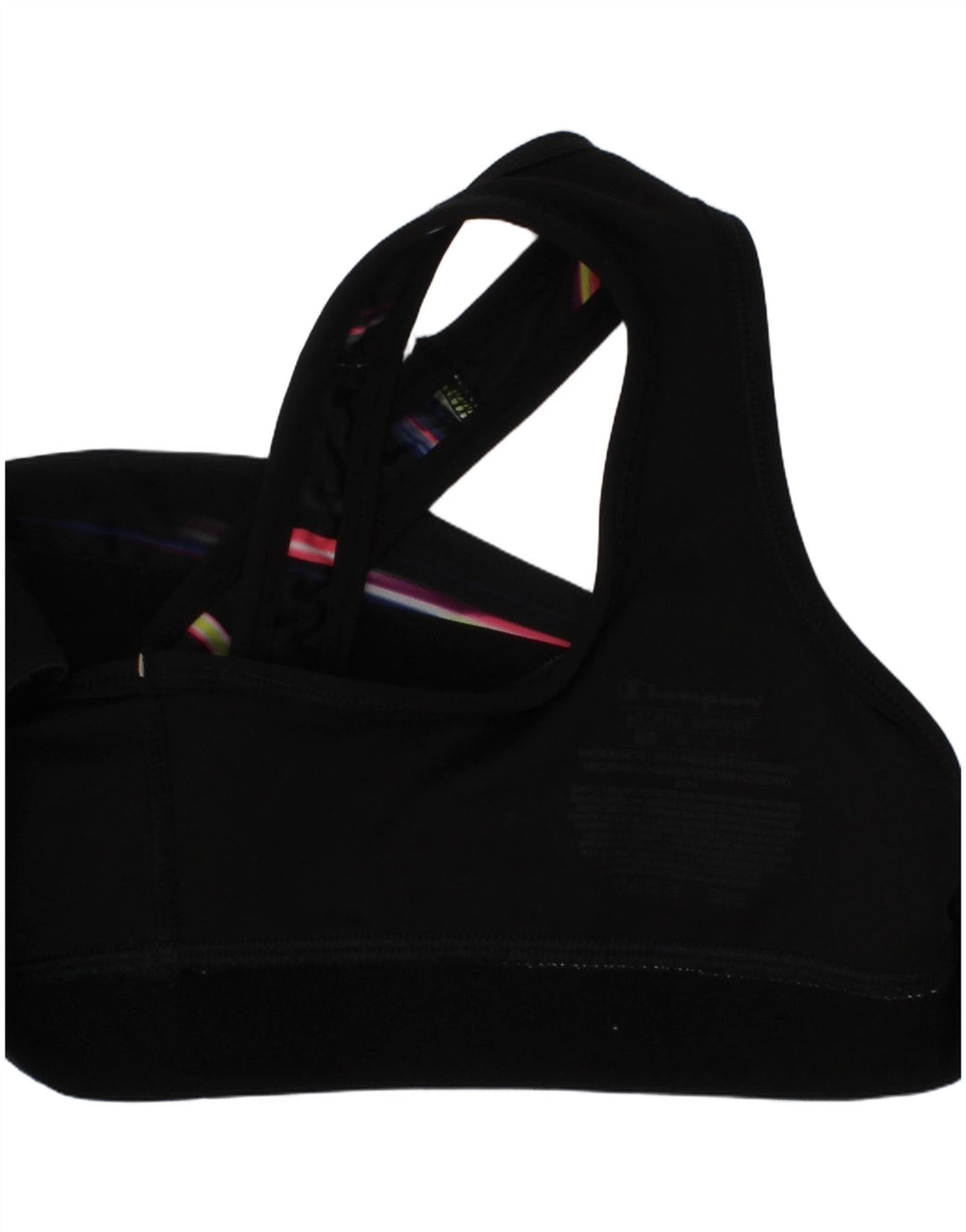 Champion Dame Sport BH Top Stor Sort Polyester Sports