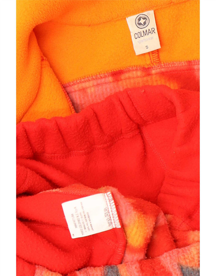 Colmar Herre Fleece Jumper med lynlås XL Rød Geometrisk polyurethan