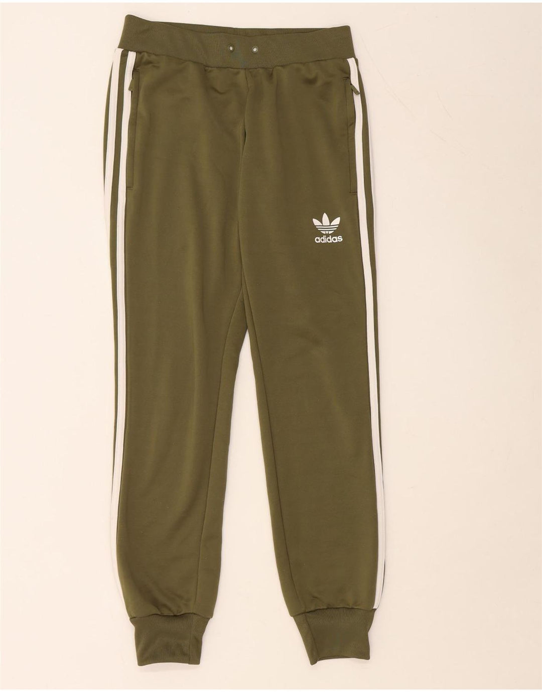 ADIDAS træningsdragt til kvinder Joggers UK 10 Small Khaki Polyester
