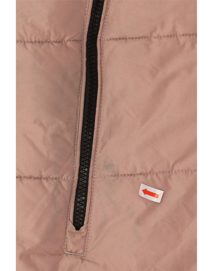 KHUJO Dame Oversized hættepolstret frakke UK 6 XS Pink Polyester