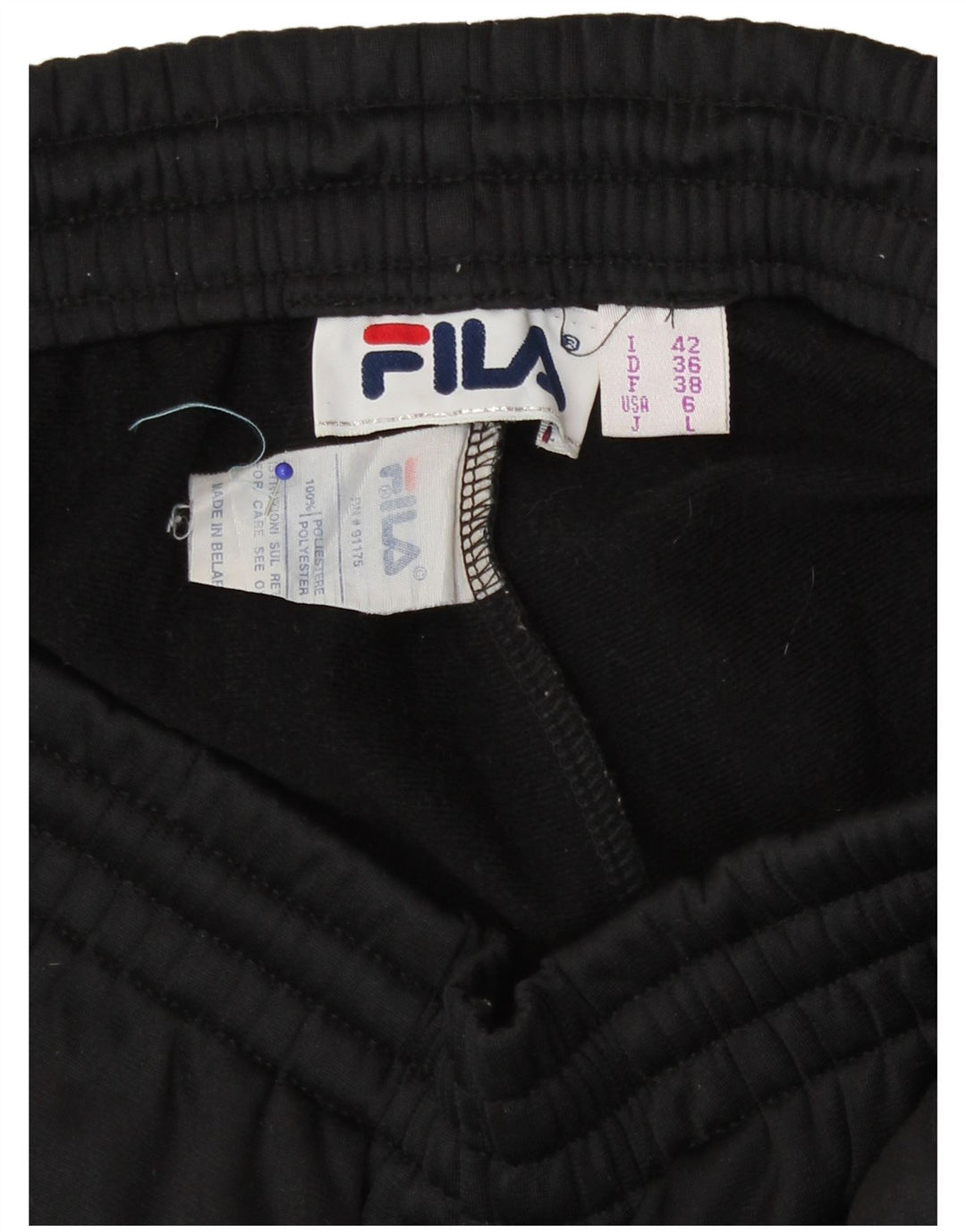 Fila Graphic Tracksuit Bukser til kvinder IT 42 Medium Black Colourblock