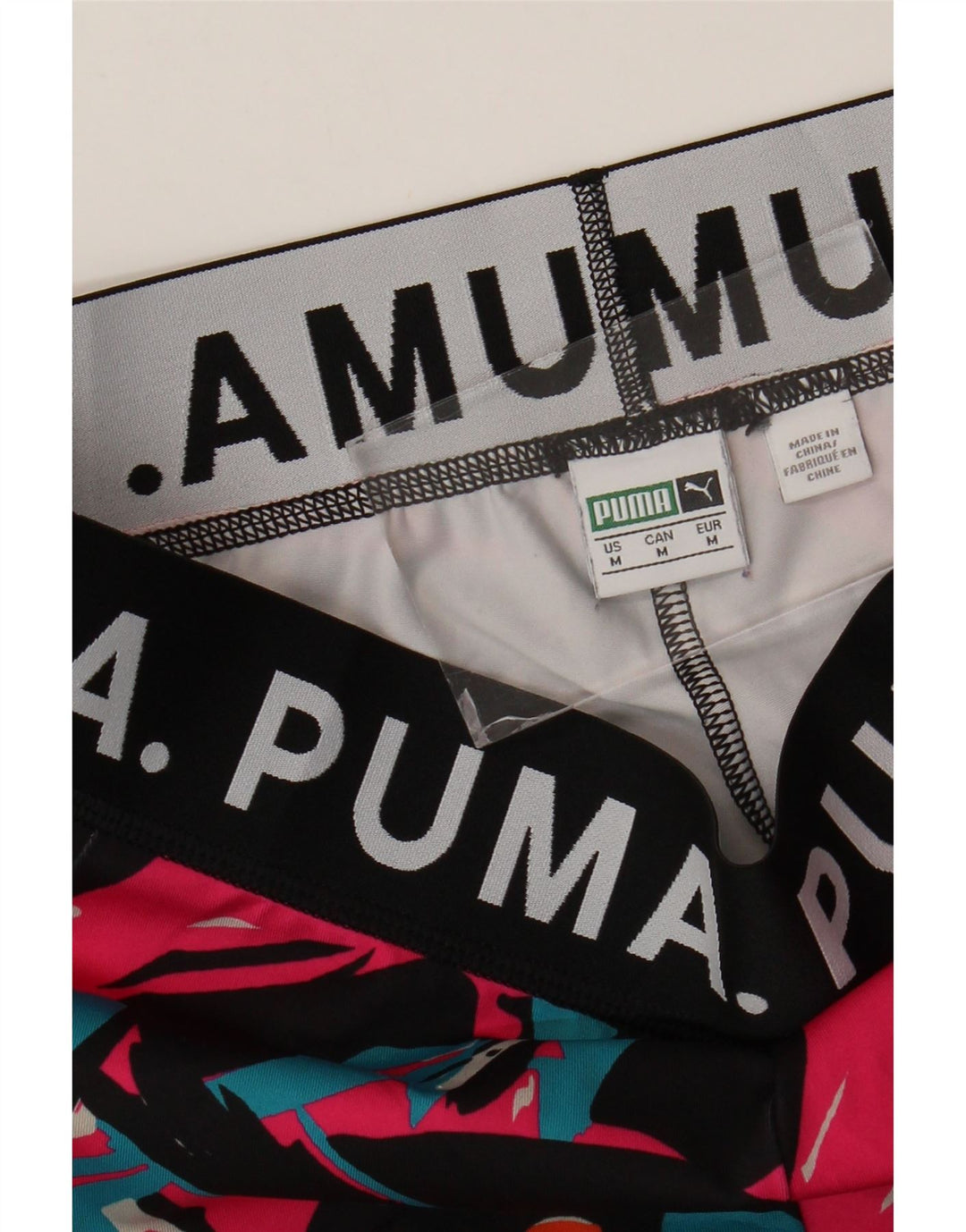 Puma Grafiske Leggings til kvinder UK 12 Medium Flerfarvet Geometrisk