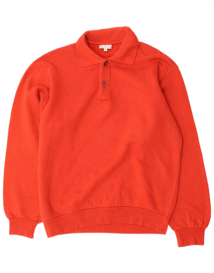 Kappa Herre Polo Neck Sweatshirt Jumper Medium Rød