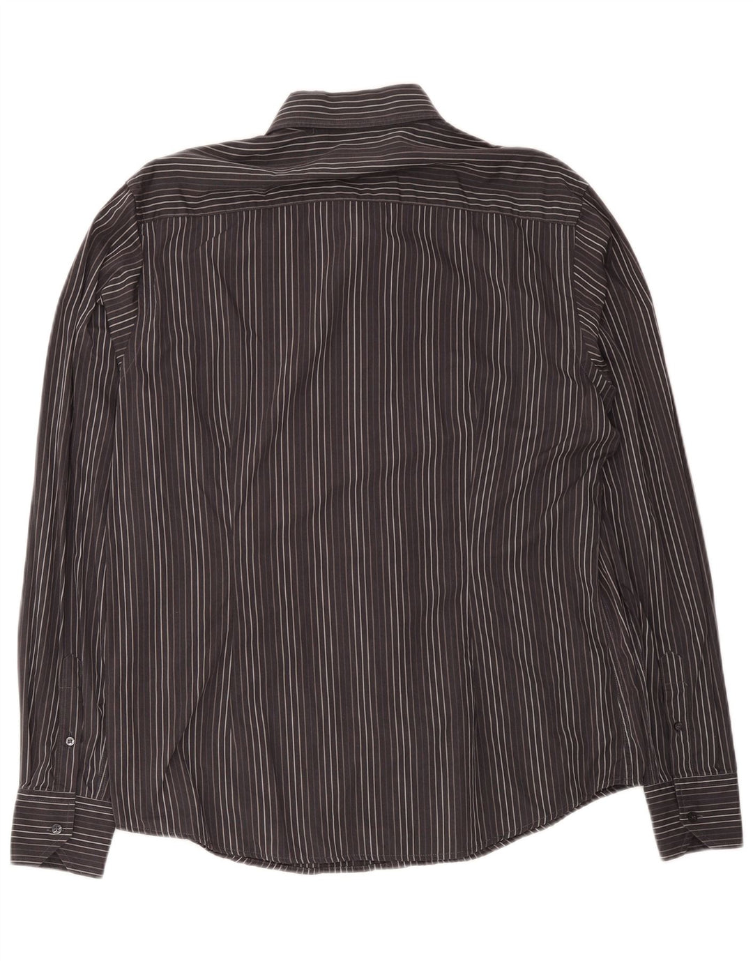 Valentino Herreskjorte str. 43 17 XL Gråstribet bomuld