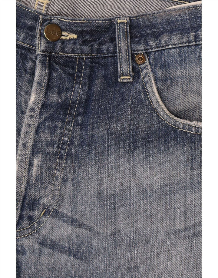 Lee Herre Freeburn Straight Jeans W34 L30 Blå Bomuld