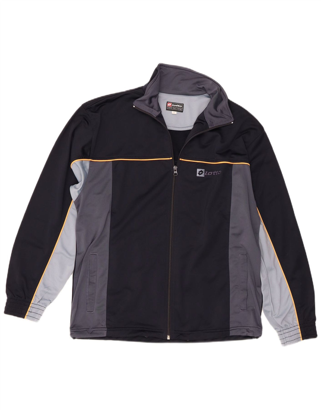 Lotto Herre træningsdragt Top jakke Medium Navy Blue Colourblock Sports