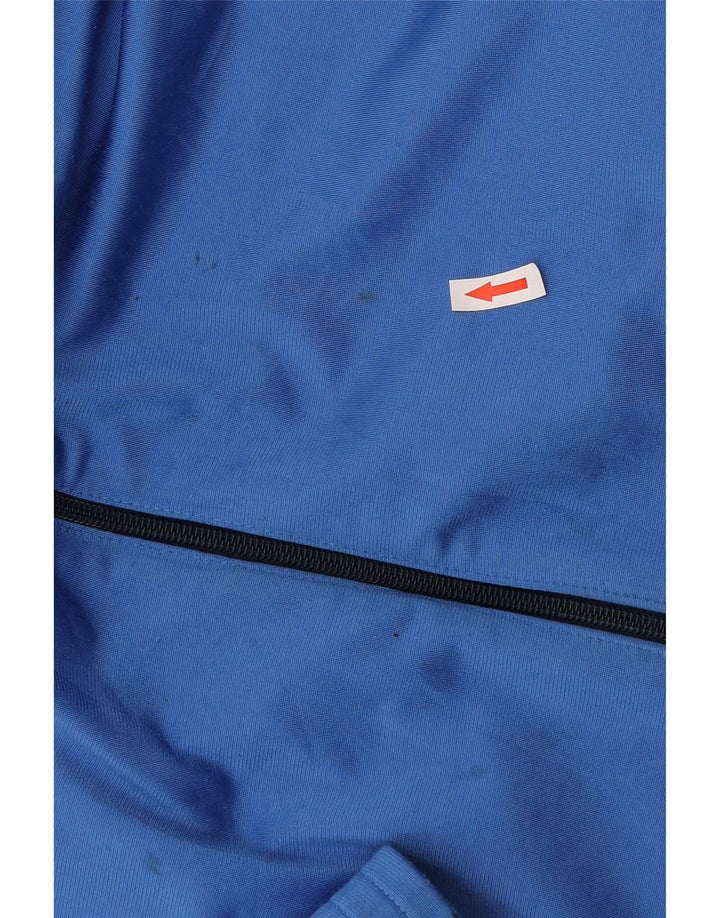 Adidas Herre grafisk træningsdragt Topjakke UK 44/46 Large Blue Polyester