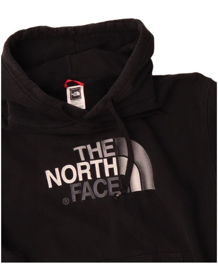 The North Face Herre Grafisk Hoodie Jumper Stor Sort Bomuld