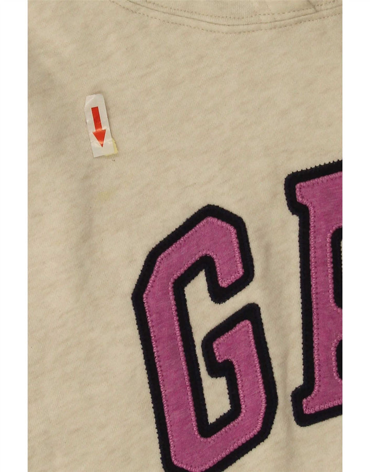 Gap grafisk hættetrøje til kvinder UK 14 Medium White