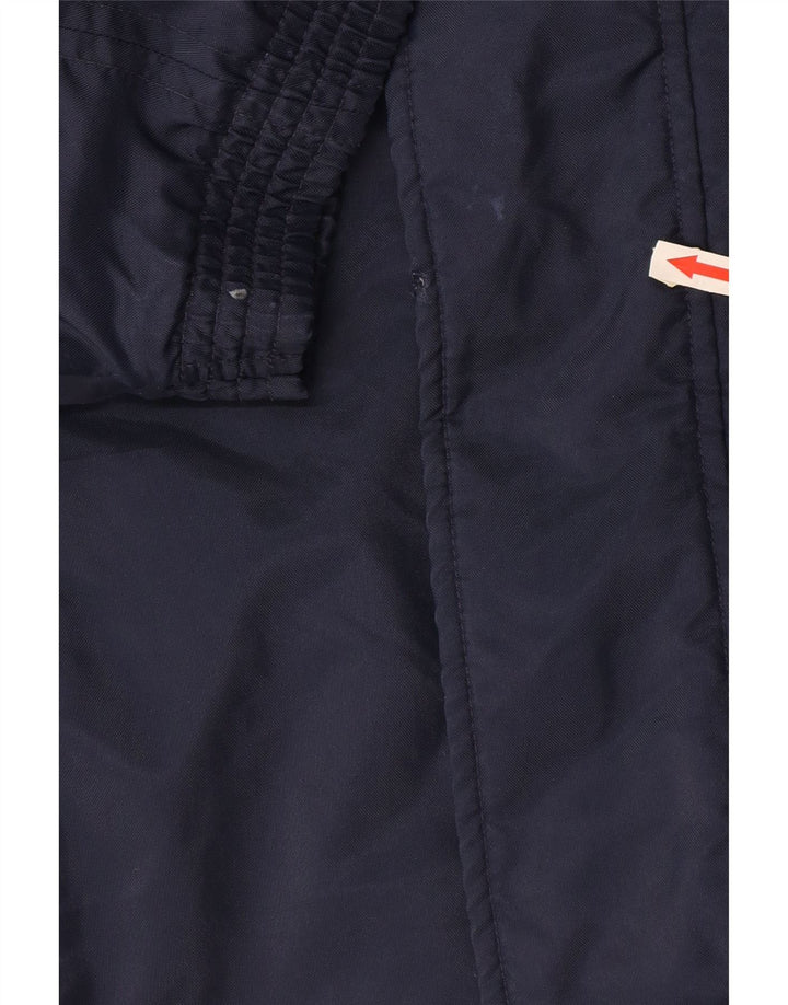 Champion Herre Windbreaker Jacket UK 38 Medium Navy Blue Polyamid