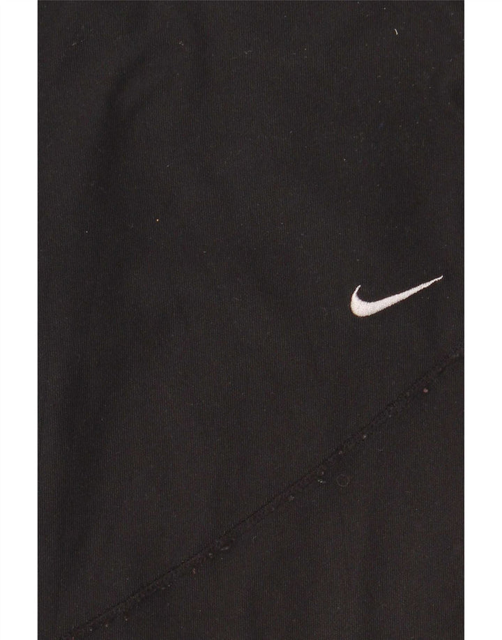 Nike Dame Dri Fit Leggings UK 14 Medium Sort Polyester