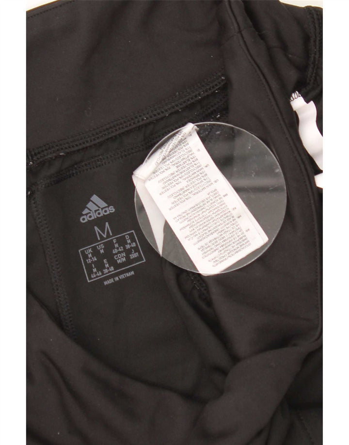 Adidas sportsshorts til kvinder UK 12/14 medium sort polyester
