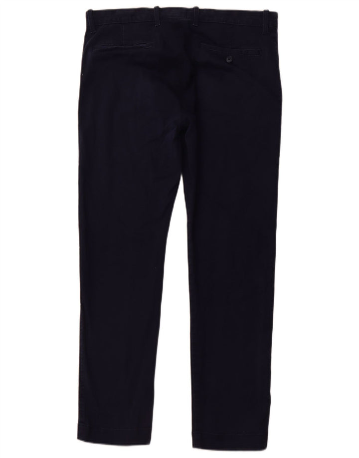 J. Crew Herre Slim Fit Chino Bukser W32 L30 Marineblå Bomuld