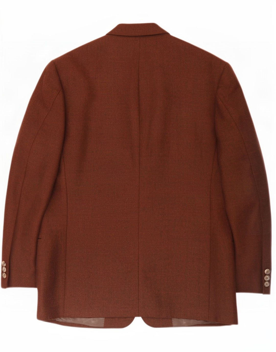 F.LLI Carlanda Herre 2-knaps blazerjakke IT 50 Large Burgundy Wool