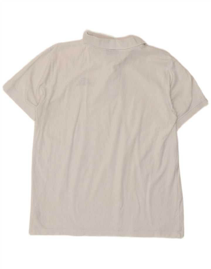 Kappa herre poloshirt Medium hvid bomuld