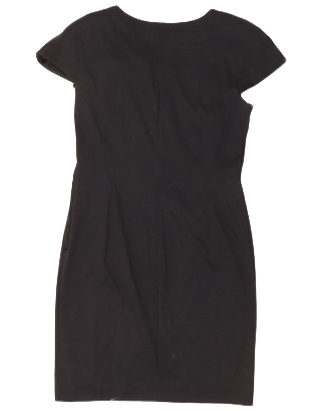 Luisa Spagnoli Dame Skede Kjole IT 44 Medium Sort Bomuld