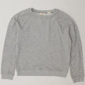 LEVI'S Womens Oversized Sweatshirt Jumper UK 10 Small Grey Vintage Levi's and Second-Hand Levi's from Messina Hembry 