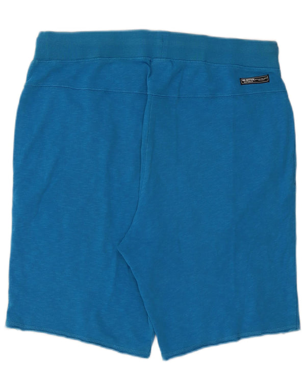 Errea Herre grafiske sportsshorts XL blå bomuld